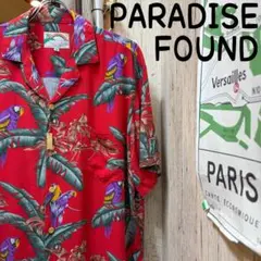 PARADISEFOUND ハワイ製アロハシャツ M 古着 (2467)