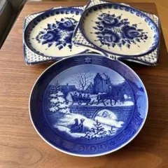スポード Spode ブルールーム ディナープレート 2種類セット - メルカリ
