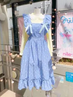 nile perch ナイルパーチ フリルジャンパースカート - メルカリ