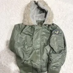 C-BOY N-2Bフライトジャケット y2k ファー カーキ L 2way