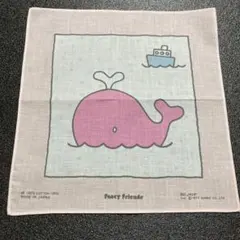 昭和 レトロ サンリオ クジラデザイン ハンカチのサムネイル