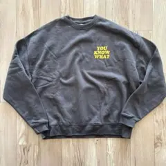 YOU KNOW WHAT×FREAK’S STORE 裏起毛スウェット