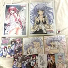 激レアセット】Angel Beats! 額装イラスト・色紙・缶バッジ - メルカリ