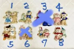 TDS ダッフィー＆シェリーメイ等　セット売り　ぬいぐるみバッジ　価格変動制！