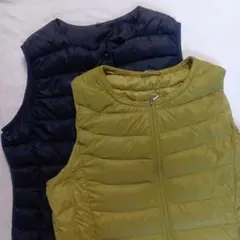 ダウンベスト・キルティングベスト 2色セット