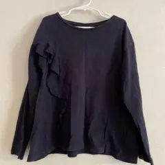 zara girls  トップス カットソー フリル ロンT   120cm相当