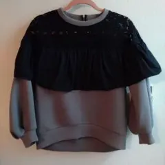 グレースコンチネンタル Glace Classレース切替トップス 36