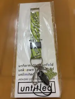 嵐 untitled 会場限定携帯ストラップ（緑）⑤