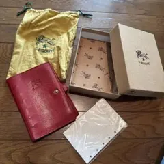 イルビゾンテ システム手帳 フラップ バイブル 赤 レッド