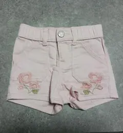 GAP 刺繍入り デニムパンツ 短パン 女の子  ベビー