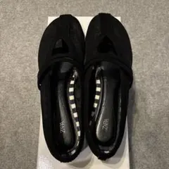 ZARA メッシュ フラットシューズ ブラックのサムネイル