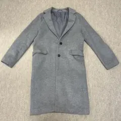 GU グレー ロングコート M