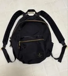 6662) LANVIN ネイビー ブラック リュック バックパック - メルカリ