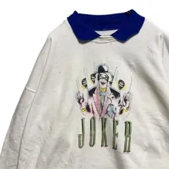 p*o様 FBAF ムービー スウェット 白 ジョーカー アメコミ 海外 アニメ