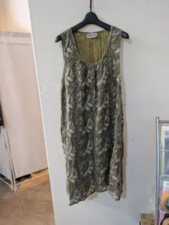 そ*ら様 Malaika ノースリーブ花柄ワンピース