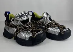 GUCCI Flashtrek スニーカー クリスタル装飾 EUR 36のサムネイル