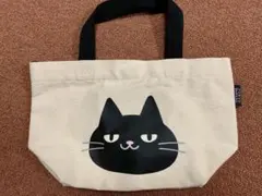 黒猫デザイン トートバッグ　東京ばな奈製