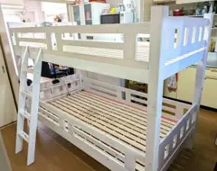 ニトリ】シングルベッドフレーム 棚付きすのこベッド MRS WH ホワイト