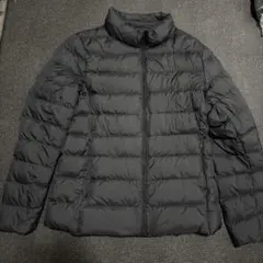 ユニクロ　UNIQLO 黒　ダウンジャケット　レディース　Lサイズ