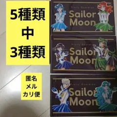 3種類　セーラームーン　マルチケース　明治　クリアファイル
