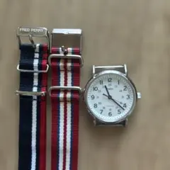 TIMEX Weekender 美品　ベルト2本付(純正、FRED PERRY)