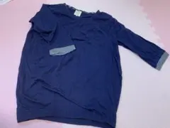 ネイビー 長袖Tシャツ Fサイズ