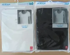 UNIQLO AIRism コットンブレンド 160 半袖.タンクトップ