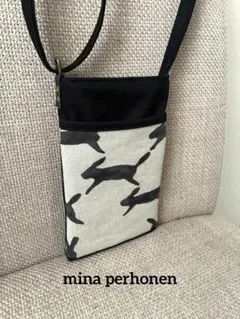 ミナペルホネン　スマホ　ショルダー　ハンドメイド　斜め掛け