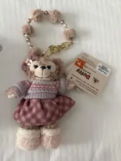 香港ディズニーランド　ぬいぐるみキーチェーン　シェリーメイ