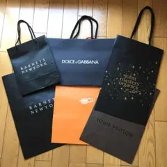 ショッパー 各種 ヴィトン ドルガバ ジョンマスター バーニーズ ビームス 紙袋