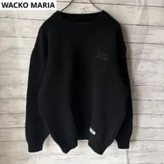 ワコマリア　ニットセーター　黒