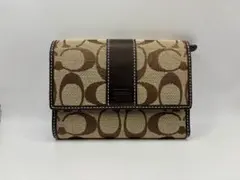 COACH モノグラム 三つ折り財布