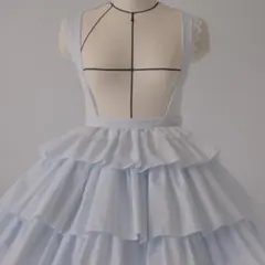 -ˋˏごほうびSK(ラムネ) ˎˊ-　ロリィタ　フリル　レース　水色　サックス