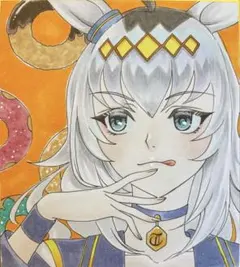 ウマ娘 ✤ オグリキャップ✤ アナログイラスト