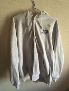HUF グレー フルジップパーカー L