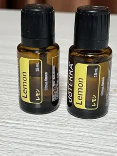 doTERRA レモン エッセンシャルオイル 15ml 新品1本と7割1本