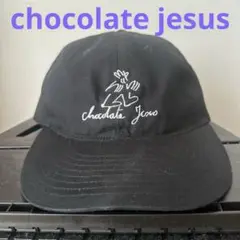 chocolate jesus 6 panel cap black