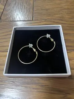 【新品】フープイヤリング　ゴールド