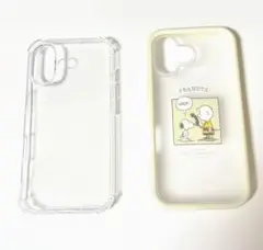 iPhone16 スマホケース　2個セット　スヌーピー　チャーリーブラウン