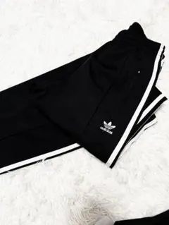 adidas PRIMEBLUE ブラックジャージパンツ 34/36