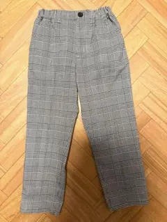 COMME CA ISM コムサイズム　キッズチェック柄パンツ　110cm