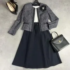 コムサイズム他 セレモニースーツ 紺 9 ママスーツ 卒業式 入学式 卒入服