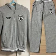 AUTOMOBILI LAMBORGHINI ジャージ上下セット グレー