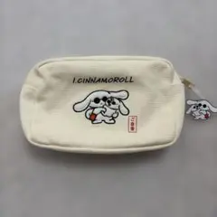 ご自愛 アイシナモロール　もこもこアップリケ　ポーチ　サングラス　白