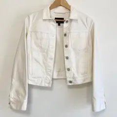 デニムジャケット×ホワイト BANANA REPUBLIC バナリパ