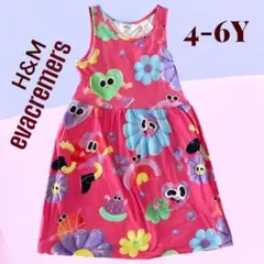 H&M evacremers ワンピース ピンク 110/116キャラクター
