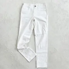 コントワーデコトニエ ホワイト ホワイトデニム スリムパンツ JP11/L