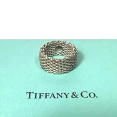Tiffany リング シルバー925 ティファニー サマセット メッシュ 9号
