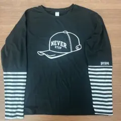 SHEIN キャッププリント長袖カットソー 13-14Y