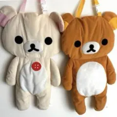 【激レア】初期 リラックマ コリラックマ シートクッション 2個セット カー用品